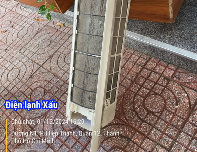 Dự Án Thi Công Sửa Chữa - Vệ Sinh Điện Lạnh Trường Học Tại Điện Lạnh Sáu Quận 12