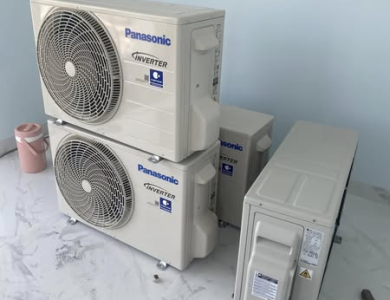 Dự án thi công ống đồng,lắp đặt,4 máy mới 100% hãng panasonic inverter 