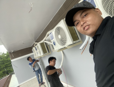 Thi Công 21 Máy Lạnh reetech Cho Phòng Trọ Căn Hộ Cao Cấp